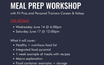 Meal Prep Workshop