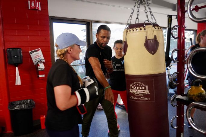 Boxing Throwin Hands Fitness Class at SVAC