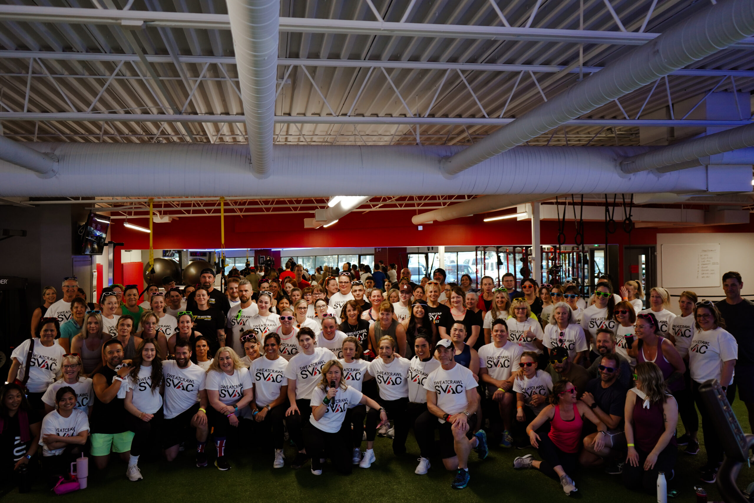 Sweat Crawl September 2024 at Sturgeon Valley Athletic Club in St. Albert