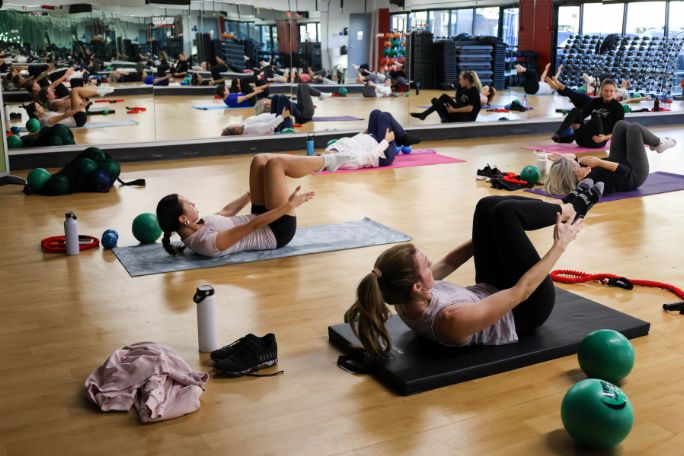 Mat Pilates Fitness Class at Sturgeon Valley Athletic Club